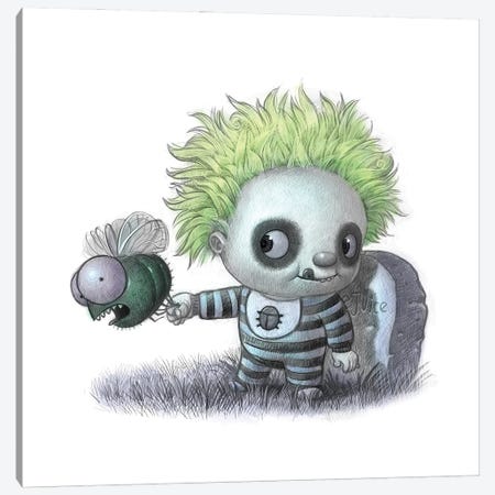 Baby Beetlejuice Canvas Print #WTY7} by Will Terry Canvas Wall Art