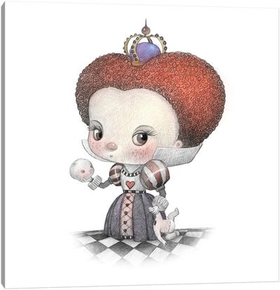 Baby Queen of Hearts Canvas Art Print - Queen of Hearts