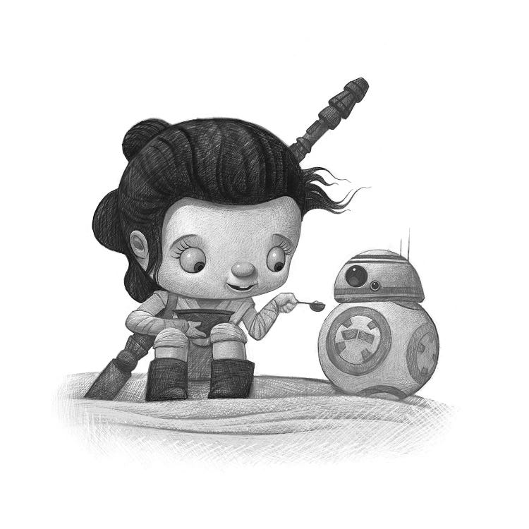 Baby Rey by Will Terry wall art