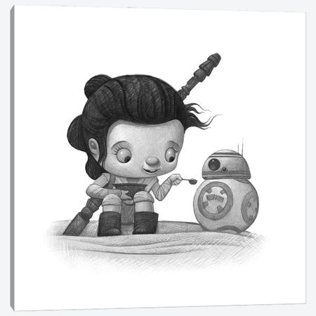 Baby Rey Canvas Print #WTY83} by Will Terry Canvas Art