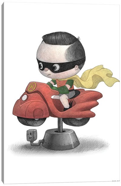 Baby Robin Canvas Art Print - Robin (Superhero)