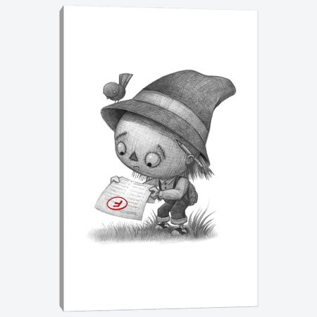 Baby Scarecrow Canvas Print #WTY88} by Will Terry Canvas Art