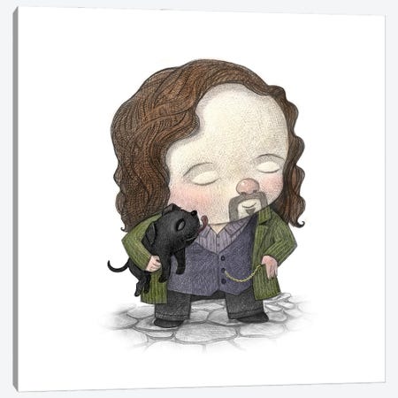 Baby Sirius Black Canvas Print #WTY89} by Will Terry Canvas Artwork