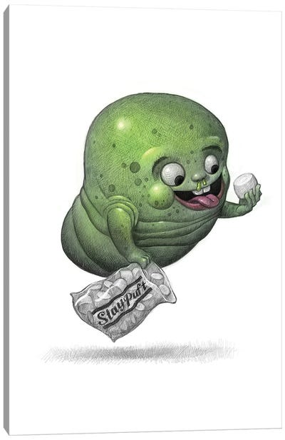 Baby Slimer Canvas Art Print - Will Terry