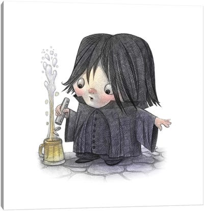 Baby Snape Canvas Art Print - Wizards