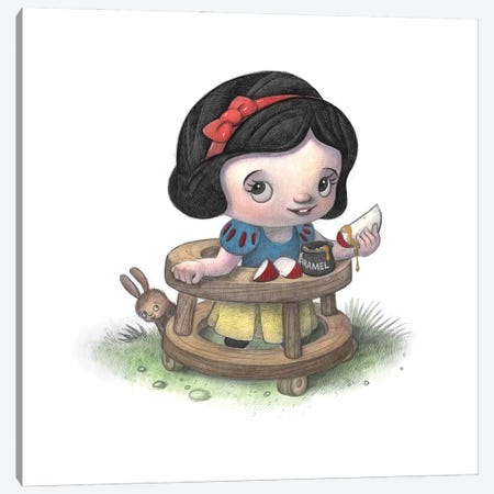 Baby Snow White Canvas Print #WTY93} by Will Terry Canvas Print
