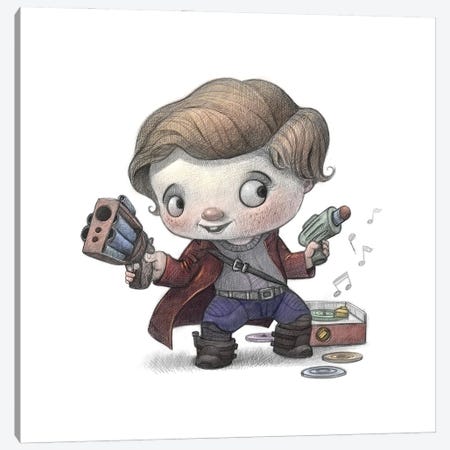 Baby StarLord Canvas Print #WTY95} by Will Terry Canvas Artwork