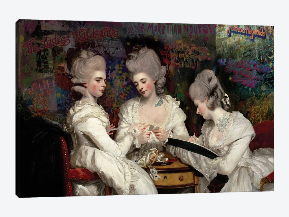 The Ladies Waldegrave by Wilhem von Kalisz 1-piece Art Print
