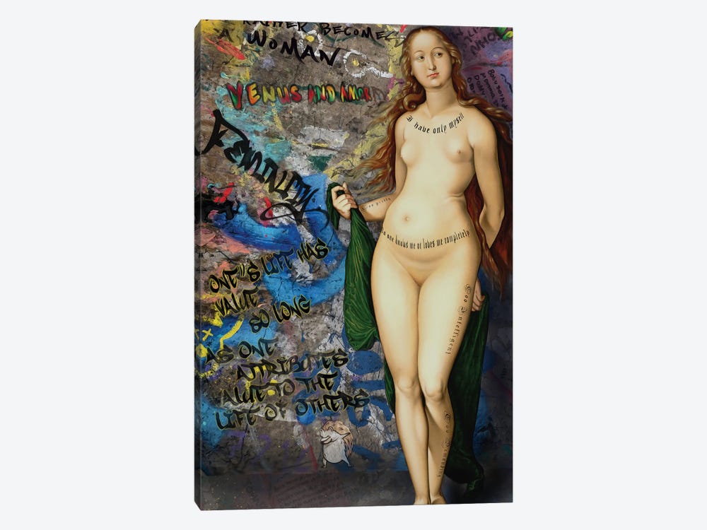 One Is Not Born But Rather Become A Woman by Wilhem von Kalisz 1-piece Canvas Art