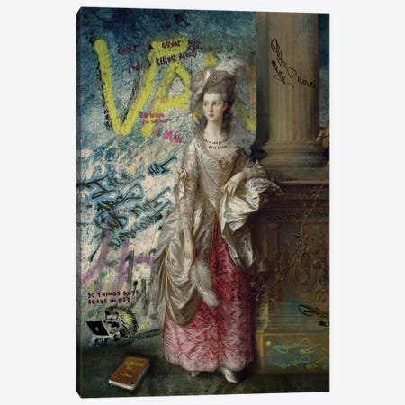 On Ne Naît Pas Femme, On Le Devient Canvas Print #WVK6} by Wilhem von Kalisz Canvas Art Print