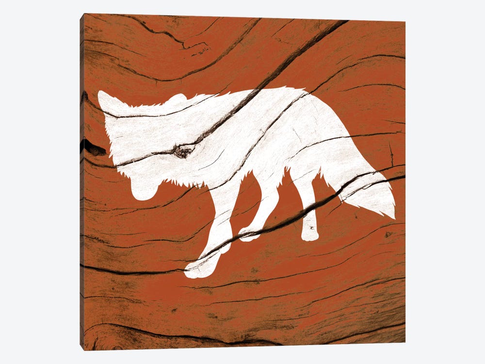 Fox by 5by5collective 1-piece Canvas Artwork