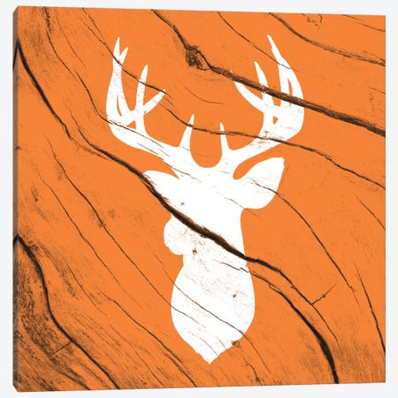 Hunting Deer Canvas Print #WWB11} by 5by5collective Canvas Wall Art