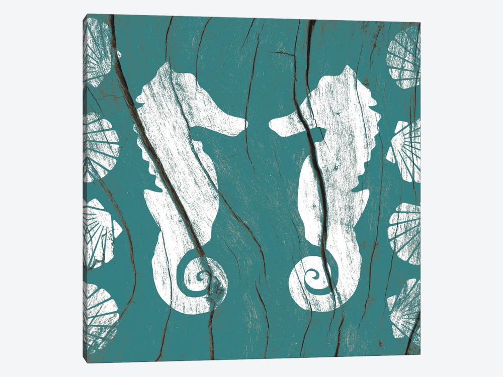 Sea Mates and Shells by 5by5collective 1-piece Canvas Print