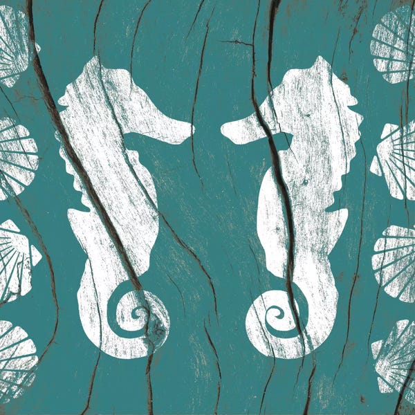 Kids Ocean Life Art: Sea Mates and Shells by 5by5collective