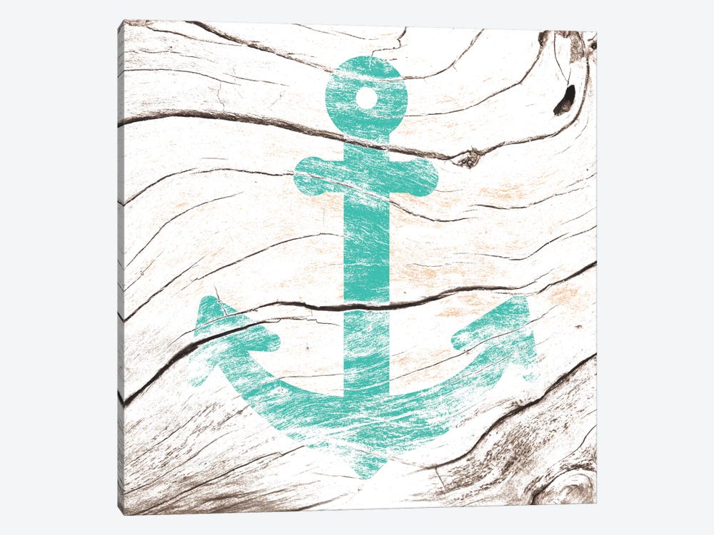 Anchor Down by 5by5collective 1-piece Canvas Wall Art