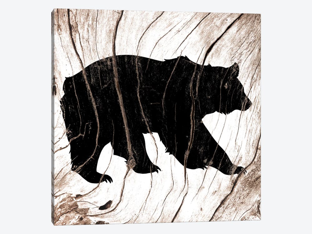 Black Bear by 5by5collective 1-piece Art Print