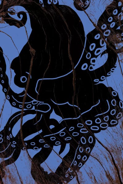 Kids Nautical Art: Lurking At Sea by 5by5collective