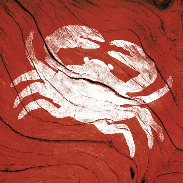 Kids Nautical Art: Crab by 5by5collective
