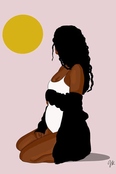 New Mom by Winnie Weston canvas print