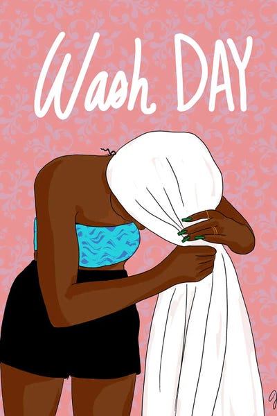 Wash Day by Winnie Weston canvas print