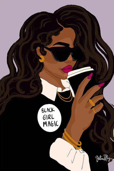 Black Girl Magic by Winnie Weston canvas print