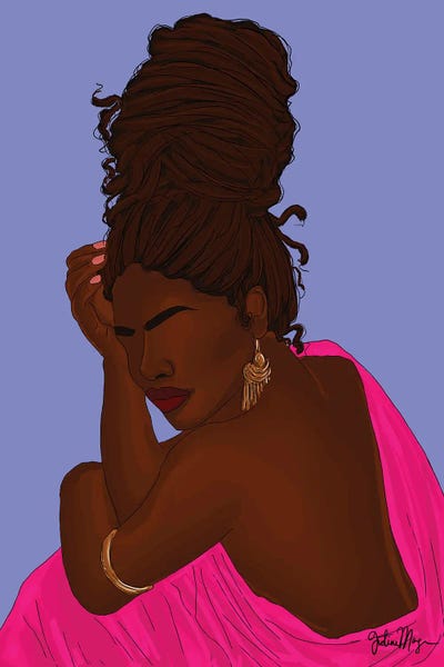 Locs by Winnie Weston framed wall art