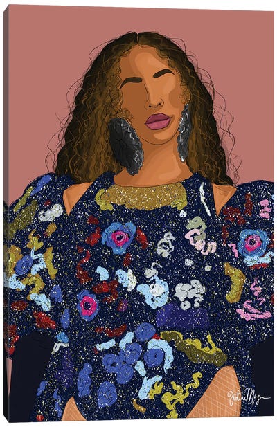 On The Run Canvas Art Print - Beyoncé