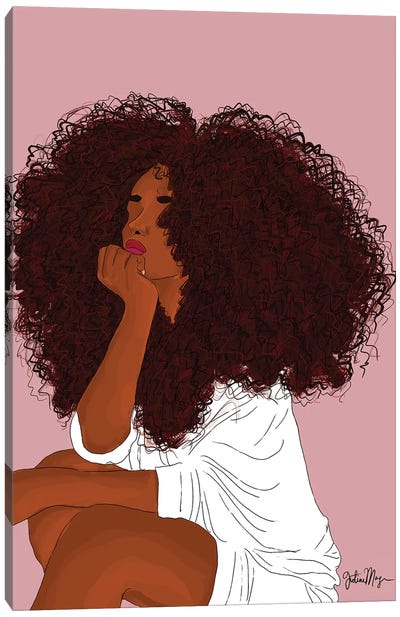 Ginger Snap Canvas Art Print - #BlackGirlMagic