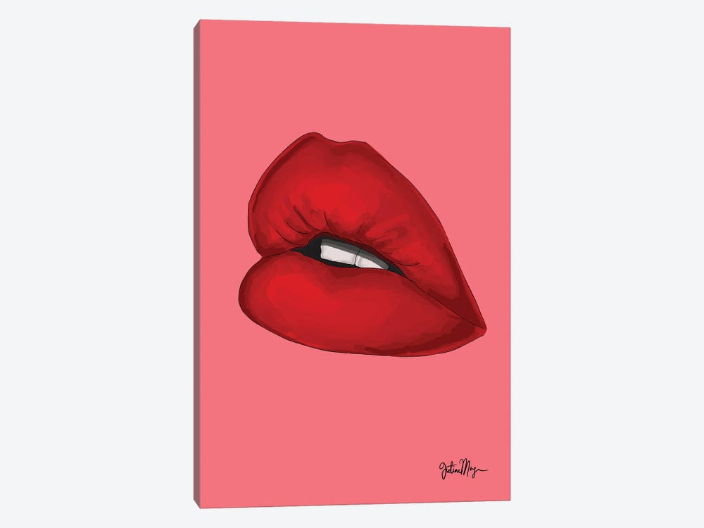 Read My Lips by Winnie Weston 1-piece Canvas Print