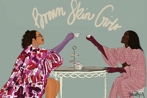 Typography: Brown Skin Girls by Winnie Weston