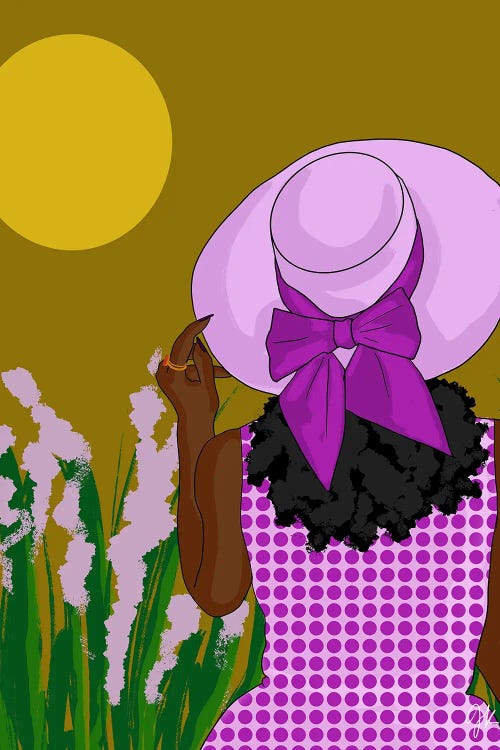 The Color Purple by Winnie Weston wall art