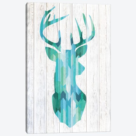 Blue Buck Canvas Print #WWW3} by 5by5collective Canvas Artwork