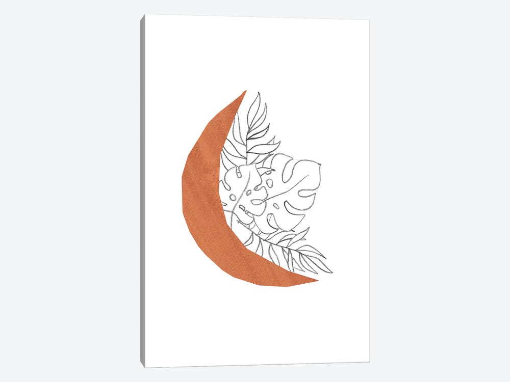 Floral Crescent by Whales Way 1-piece Art Print