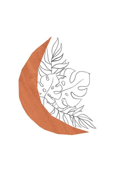 Pineapples: Floral Crescent by Whales Way