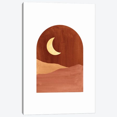 Terracotta Night Canvas Print #WWY110} by Whales Way Art Print