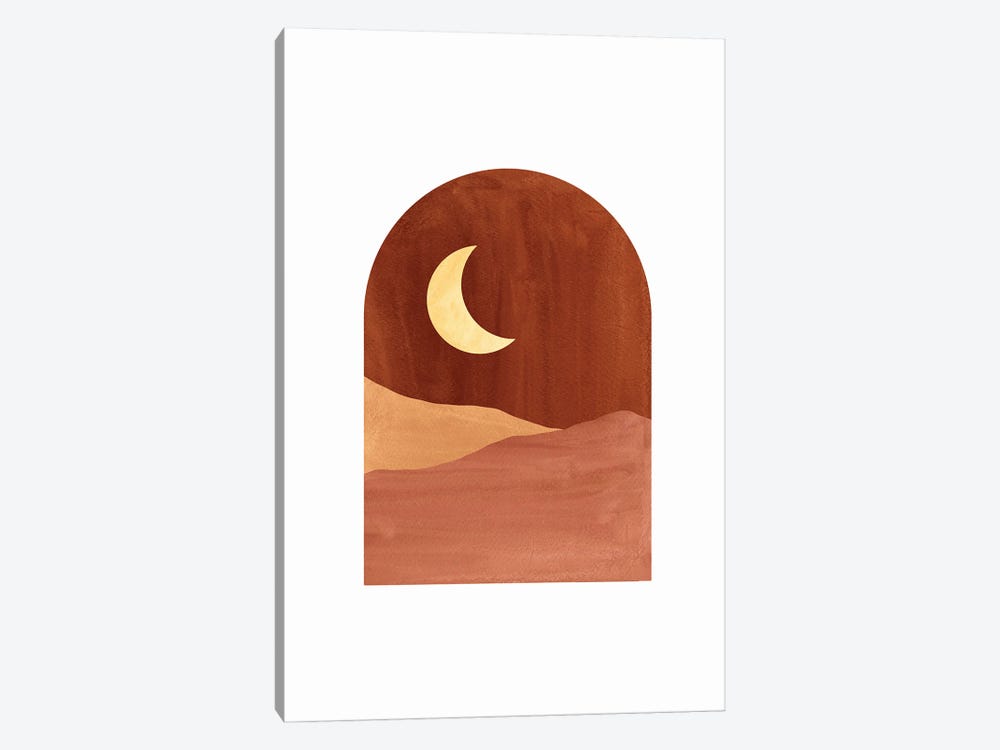 Terracotta Night by Whales Way 1-piece Canvas Print