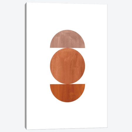Terra-Cotta Shape Canvas Print #WWY117} by Whales Way Canvas Wall Art