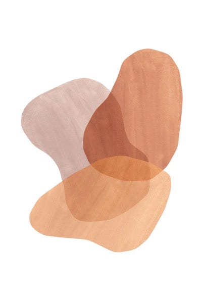 Whales Way: Earth Tone Organic Shapes by Whales Way