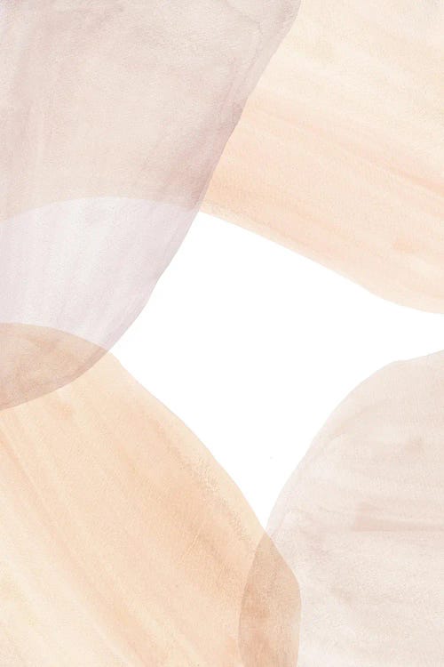Soft Pastel Tone Abstract Shapes Ii by Whales Way wall art
