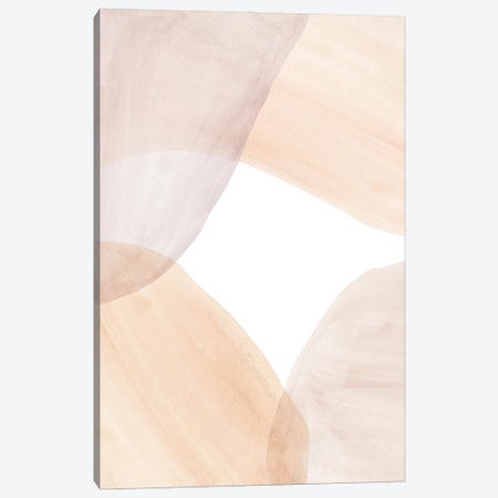 Soft Pastel Tone Abstract Shapes Ii Canvas Print #WWY127} by Whales Way Canvas Art Print