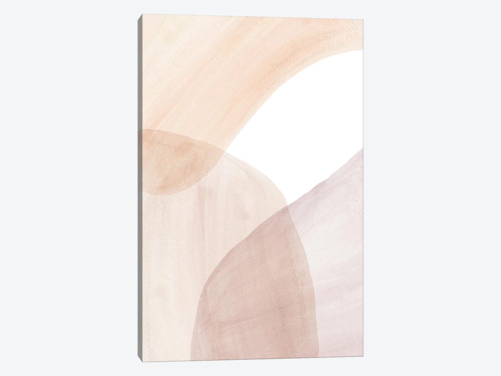 Abstract Soft Colors Art by Whales Way 1-piece Canvas Print