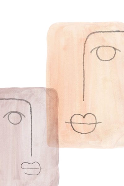 Whales Way: Abstract faces II by Whales Way