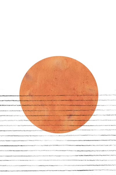 Nursery: Burnt Orange Sun by Whales Way