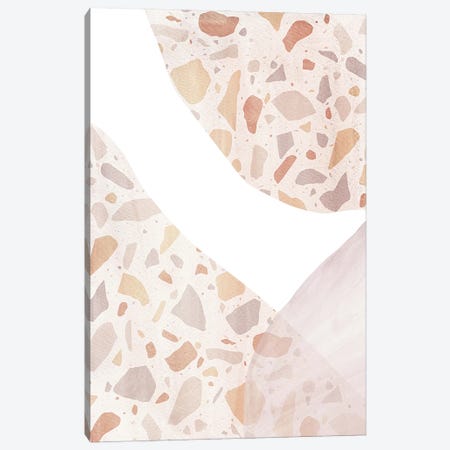Abstract Terrazzo Shapes Canvas Print #WWY154} by Whales Way Canvas Art