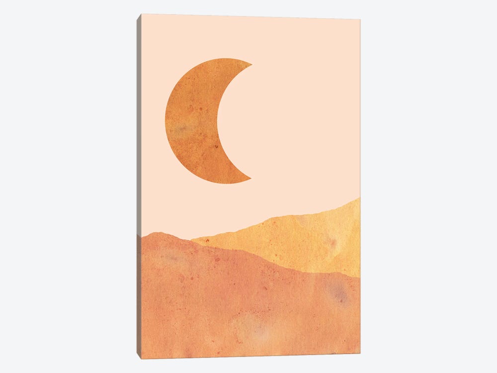 Crescent And Dunes by Whales Way 1-piece Canvas Print
