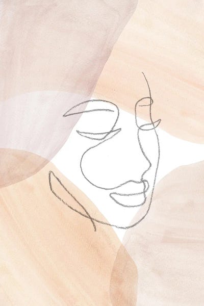Whales Way: Line Art Face by Whales Way