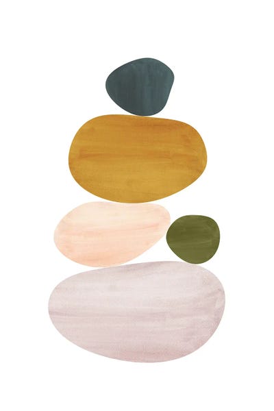 Zen Décor: Abstract Stones by Whales Way