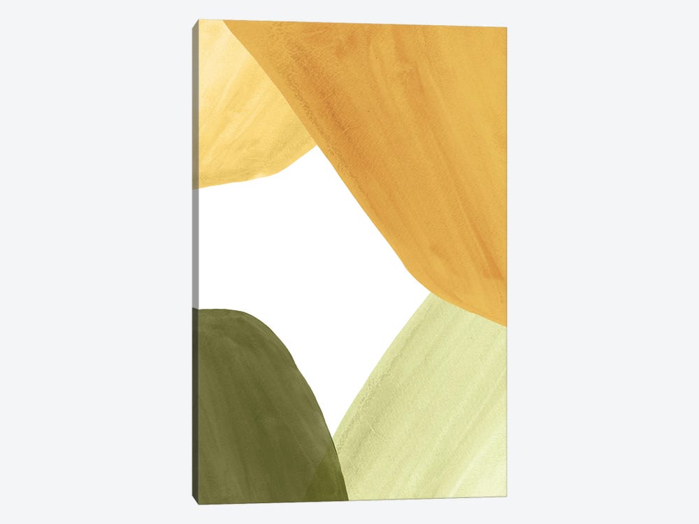 Abstract Organic Shapes, Autumn Colors I by Whales Way 1-piece Art Print