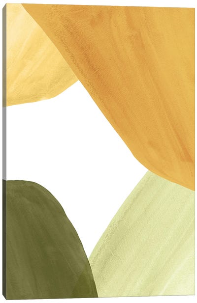 Abstract Organic Shapes, Autumn Colors I Canvas Art Print - Whales Way