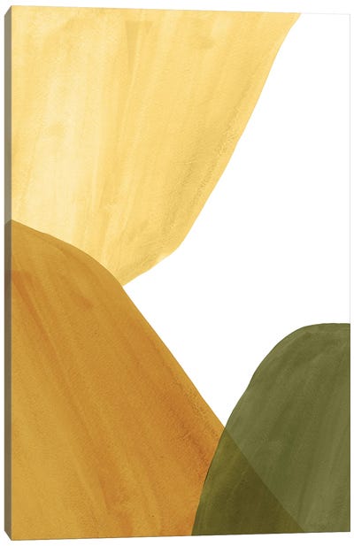 Abstract Organic Shapes, Autumn Colors II Canvas Art Print - Whales Way